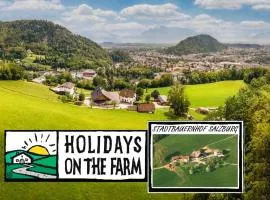 Stadtbauernhof Salzburg - Ferienwohnung - Gut Unterleithen - farm & the city