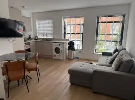 Spacious Modern 1 Bed Apartments in St Neots - Perfect for Contractors & Professionals - Free Parking - WiFi - Fully Equipped Kitchen - Smart TV Ideal for Work Stays and Long Projects