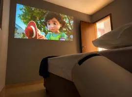 Apartamento Cinema 7 Min do Centro Até 6 Hóspedes