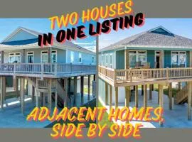 Two Adjacent Cabins Sleeps 18