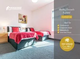 Fully Furnished 3 Bedroom House in Preston with Free Street Parking and WiFi Ideal for Contractors and Families by North West Accommodation