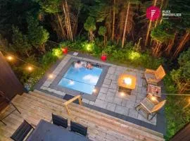 La Villa du Spa Creusé - Chalet avec spa extérieur privé à Pont-Rouge - Resort près de Québec