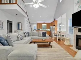 Centrally located home with enclosed yard grill high ceilings smart TVs & AC