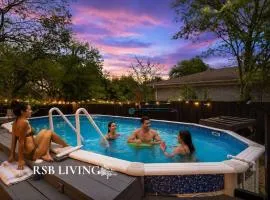 Panoramic 4BR 3BA Holiday Home with Pool, Grill, Sauna & Game Room