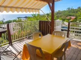 Bungalow enchanteur à Bouillante avec vue sur la mer