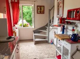 Appartement cosy aux Authieux Papion 15 m² avec jardin privatif