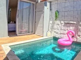 Villa Beija-Flor2: Suíte alexa e piscina privativa