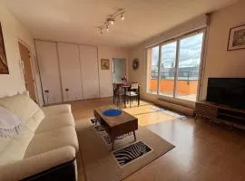 Le Colombier, 1-bedroom apartment with terrace and private parking