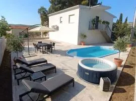 Modern Villa Bura with 3 bedrooms, pool & hot tub
