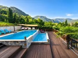 LES GARGOUILLES - Piscine à Débordement Avec Vue Exceptionnelle - Gorges du Tarn - Millau