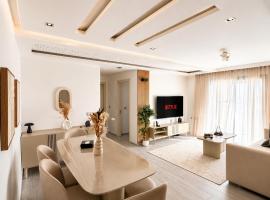 Luxury 2BR Apartment Private Jacuzzi 10mins From Airport, hótel í Túnis