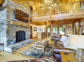 Game Room + Deck: Spacious Spruce Pine Retreat!