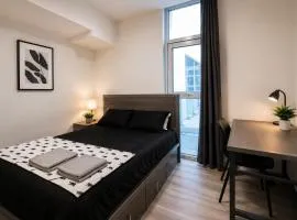 Modern 2BR Oasis Sleeps up to 6 with private balcony