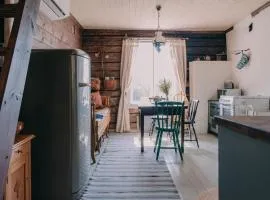 Cozy forest cabin with wood-fired sauna