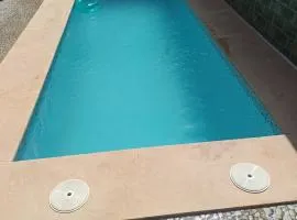 Grand appartement dans une villa avec piscine privée
