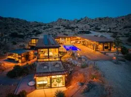 Iconic 7,000sf Glass Villa with 2 Pools on 350 Acres