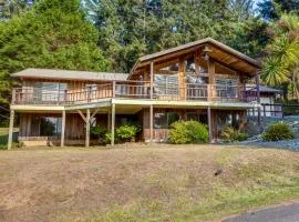 Tree-Lined Gold Beach Retreat w/ Multiple Decks!