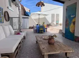 Casa del Carbonero Patio with Chill-Out Area in Archivel