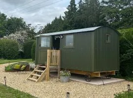Shephards Hut in Shropshire with Swimming Pool