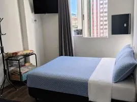 Apto completo em São Vicente ideal para família e trabalho 2 quadras da praia