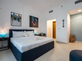 Yas Island 1BR - Coastal Blue Haven