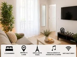 Appartement lumineux et moderne, proche transports