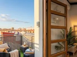 El Carmen Valencia Estudio con terraza
