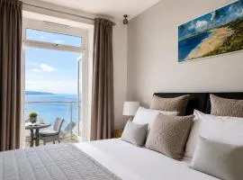 Panoramic Sea Views at Whitsand with Wraparound Balcony and Private Parking