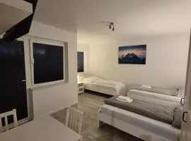 Modernes 1-Zimmer-Apartment mit 3 Einzelbetten, WLAN & Parkplatz nähe Bremen