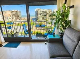 Modern Studio with Sea View and Balcony