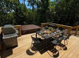 Foxhole Cabin, New custom log cabin in Shenandoah Valley