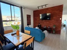 Dpto familiar moderno 2do piso - 2 Hab - 3 camas - wifi - lavadora