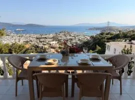 BODRUM BURCU VILLA , Magnificent Sea View, Cozy, Free Otopark, Free Wifi