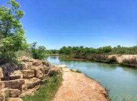 Modern Airstream Rental for Three on the Llano River in Mason, Texas