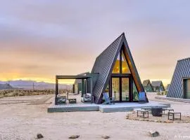 Modern A-Frame Perfect for a Glamping Experience in Terlingua, Texas