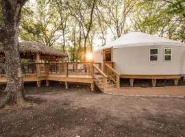 A Yurt for Everyone: Family and Friends Getaway in Bandera, TX