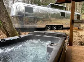 Glamping Getaway in Pisgah Forest in this Lovely Airstream Rental in North Carolina