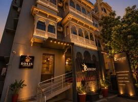 Udaipur में, होटल The Crescent Udaipur, Boutique Hotel Near Lake Pichola with Pool