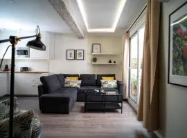 Piso moderno y tranquilo en el centro con terraza