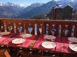 Risoul T2 5 pers Piscine et sauna Skis aux pieds
