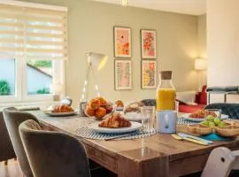Pavillon Am Kurpark - 80 qm - Balkon & Grill - Wallbox - inklusive Wäsche