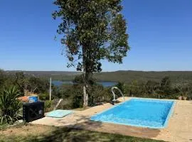 Rancho AYA Piscina AQUECIDA com vista para o Lago