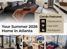 3BR Condo at Heart of Downtown with Theme Lounge & Workspace