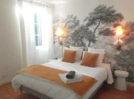 chambres d'hôtes numéro 2 Le Bedat côté jardin