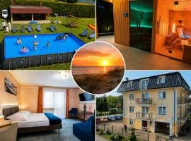 VILLA DORA - CENTRUM, PODGRZEWANY BASEN, SAUNA, Plac zabaw, Parking