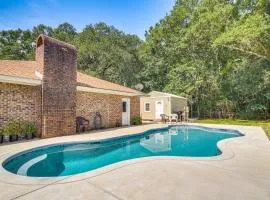 Family Getaway w/ Pool on 8 Acres in Carriere!