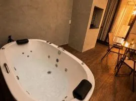 Loft Premium com Hidro Spa, Área Gourmet e Fire Pit