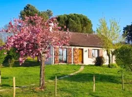 Maison charmante à Seigy, vue sur jardin, accepte animaux.