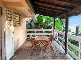 Appartement convivial à Le Lamentin, 60 m², jardin sublime
