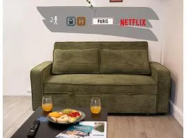 Stylish studio in Enghien near Paris 2 people